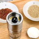 Moedor de Pimenta e Temperos Manual Inox 2 em 1