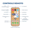 Ventilador de Teto PRO - Super LED Lâmpada E27 Controle Remoto Luminária [Produto Original loja Mavo]