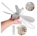 Ventilador de Teto PRO - Super LED Lâmpada E27 Controle Remoto Luminária [Produto Original loja Mavo]