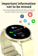 New Smart Watch Men Full Touch Screen Sport Fitness Watch IP67 Waterproof