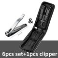 Ouriner 6-18Pcs Portable Manicure Sets Pedicure Kits Bright
