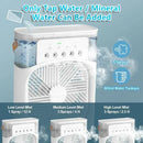 New 3 In 1 Fan AIr Conditioner Household Mini Air Cooler LED