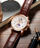 Men's Watches Waterproof Watch for Men Chronograph Fashion Quartz