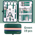 Ouriner 6-18Pcs Portable Manicure Sets Pedicure Kits Bright