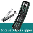 Ouriner 6-18Pcs Portable Manicure Sets Pedicure Kits Bright