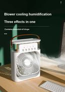 New 3 In 1 Fan AIr Conditioner Household Mini Air Cooler LED