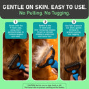 Professional Double-Sided Pet Grooming Rake ✨ Undercoat Deshedding Tool for Dogs & Cats 🐶🐱